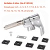 TEXVOKIE 7402 Universal External Thread Chaser and 202817 Metric Die