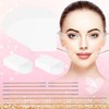 Face Tape,60 PCS Face Lifting Tapes with 8 Strings –