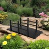 VINGLI 4 ft Garden Bridge, Arch Walkway Wooden Bridge with
