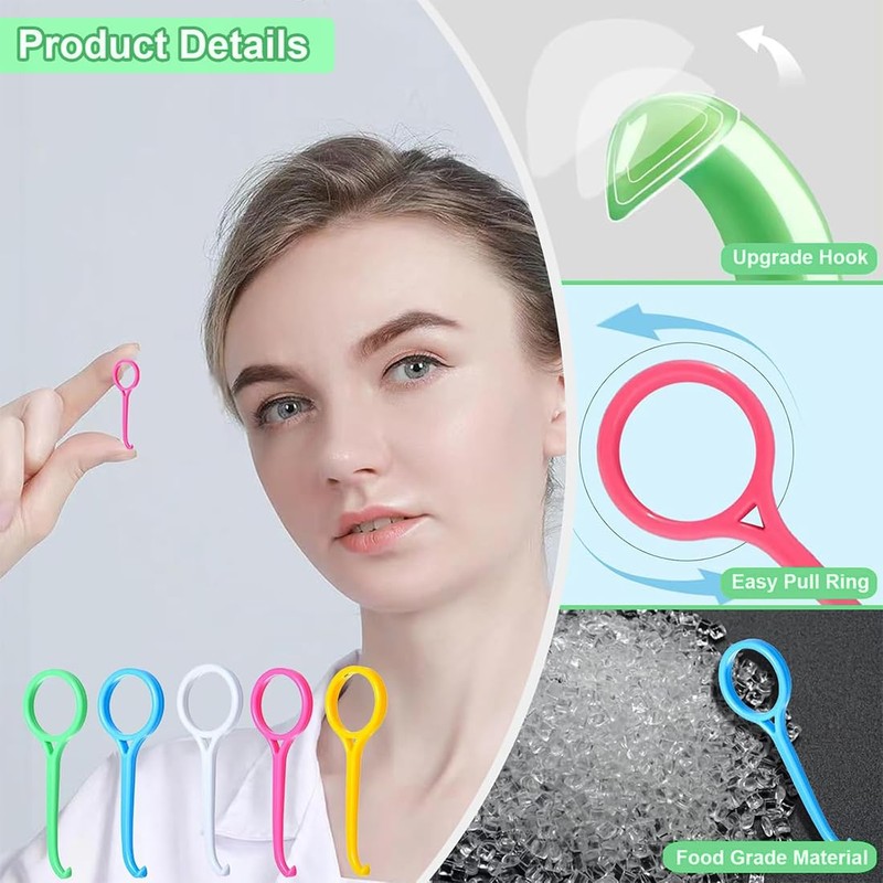 AORVYUI 10 Stück unsichtbare kieferorthopädische Zahnspangen Aligner Removal Tools Orthodontic