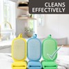 6 Pcs Kitchen Sponges & Cleaning Cloth Set, Reusable Multi-Purpose