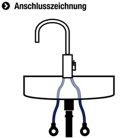 CORNAT T317331270 1/2IT x 3/8IT x 1000mm Connection Hoses