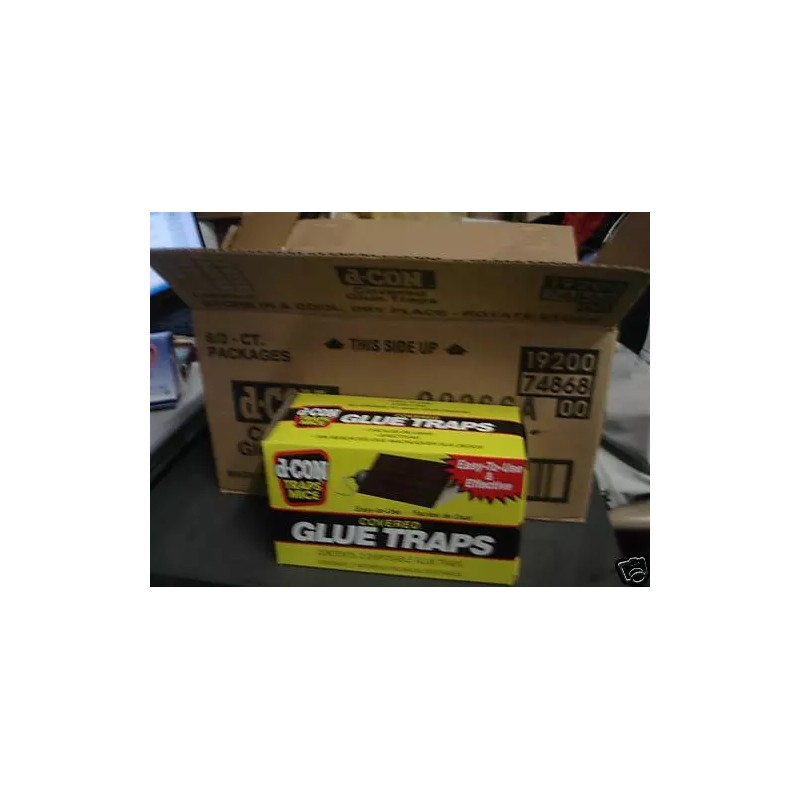 D-CON COVERED GLUE TRAPS--- 12 TRAPS PER ORDER