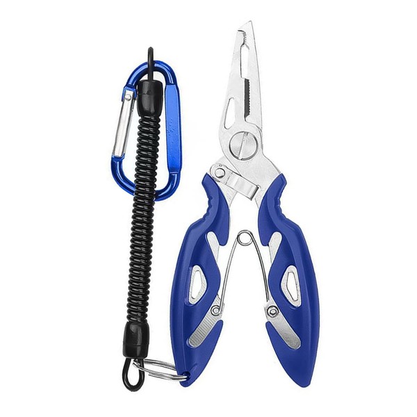 FONGKNOX Stainless Steel Fishing Pliers Hook Remover Tool Ring Spliting