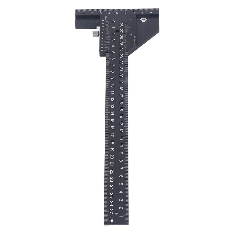 0 to 280mm T Shaped Ruler Aluminum Alloy Accurate Scale