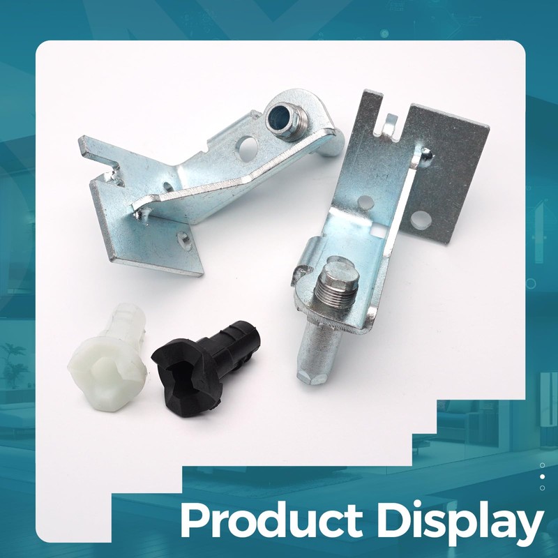 Refrigerator Door Hinges Kit Adjustable, 5303918455, for Frigidaire/Electrolux Refrigerators