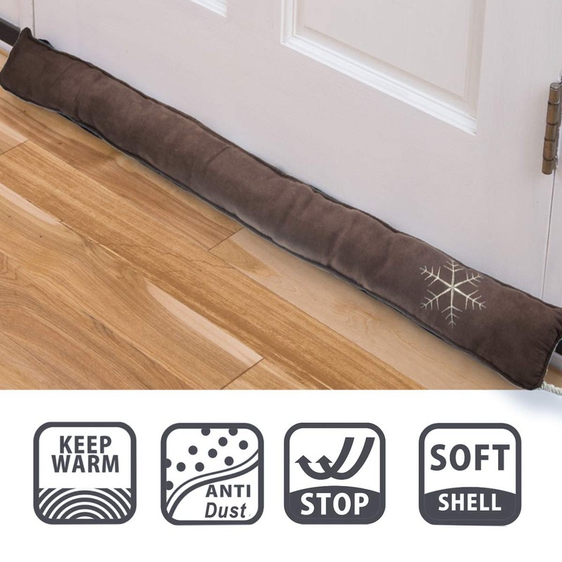 Simply Genius Long Brown Doorstop Snake - 36 in, Brown,