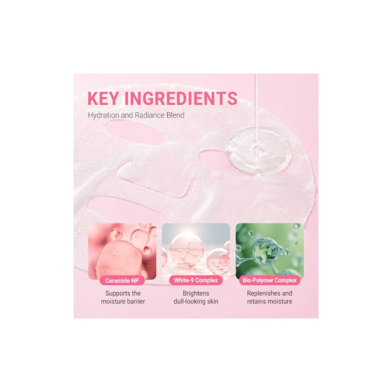 Jayjun 10 Piece Intensive Shining Mask Pack(0.84 fl.oz, 25ml)