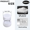 100Pcs Useful Plastic Canning Jars Caps Practical Poly Seal Screw