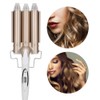 Three Barrel Curling Iron Salon Hairstyling Waver Hair Crimper Hairdressing