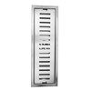 12 Inch Rectangular Linear Shower Drain 304 Stainless Steel Rustproof