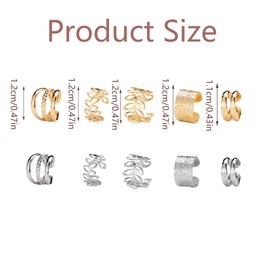 QIUMING Pack of 30 Hair Rings for Braids Dreadlocks Jewellery Hair Spirals Clips Hair Spiral Clips Braid Rings Adjustable Braids Jewellery Woven for Women Men Braids Decoration (Gold + Silver)