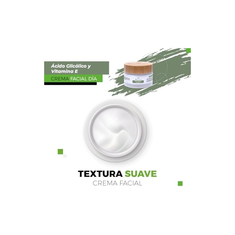 Crema Facial de Noche con Ácido Glicólico y Vitamina E