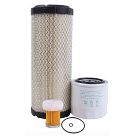 Czomoizc Engine Oil Fuel & Air Fuel Filter Compatible with Kubota Tractor L2501 HST L2800 HST L3200 HST L3400 HST L3800 HST