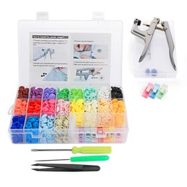 cztech Direct T5 24mm 20 Colours Plastic Snap Fasteners Snap Fasteners Metal Snap Fasteners + 10 Plastic Clips