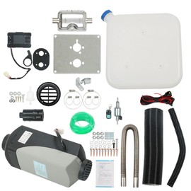 munirater 12V 5KW Split Air Heater Parking Heating, One Outlet Bunk Heater with LCD Switch Remote Replacement for Car Trucks RV Bus Boat Trailer