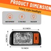 Drive-up Golf Cart Headlights, Halogen Headlights Factory Style for Club