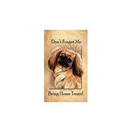 Pekingese Red Sable Dog Baggage Buddies Luggage Tag 4"