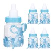 24pcs Lovely Plastic Milk Bottle Candy Box Fillable Bottle Baby