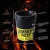 [3PCE] Home Master Jumbo Ashtray Butt Bucket, Windproof and Spacious,