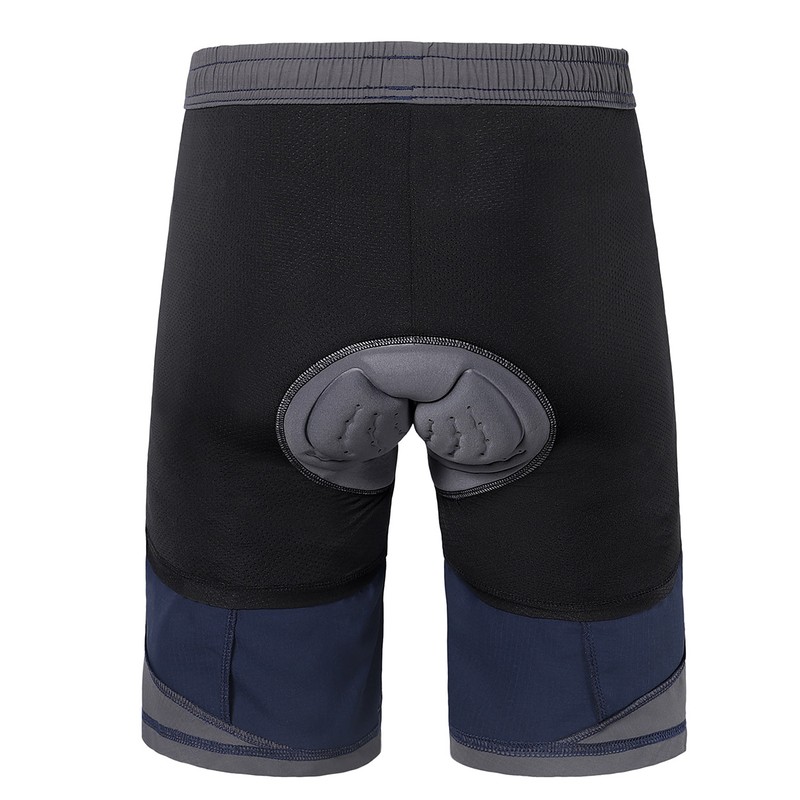 2 In 1 Padded Bike Shorts with Pockets Men Breathable