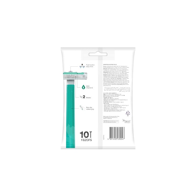 Schick Exacta2 Sensitive - Navaja desechable, 10 unidades (1 unidad)