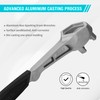 DURATECH Aluminum Drum Wrench, 3-in-1 Bung Wrench, Barrel Opener Tool