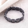 VIKI LYNN 2 Pcs Hematite Magnetic Bracelets for Women and
