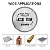 BOLANC 10 Inch 100 Tooth Aluminum Cutting TCG Circular Saw