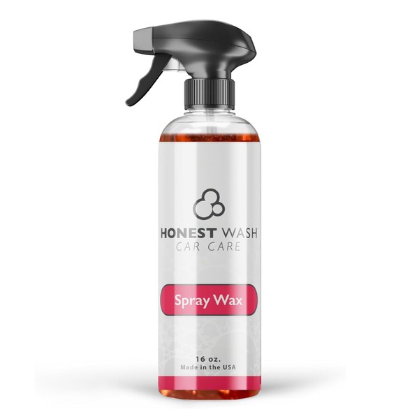 Honest Wash Spray Wax – Enhances Shine, Protects Paint, and