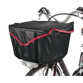 Panasonic NSAR150-B Front Basket Cover, Bicycle, Black, Outer Circumference (Top Surface) Approx. 47.6 - 53.5 inches (121 - 136 cm), Height Approx. 8.3 - 10.6 inches (21 - 27 cm)