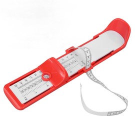 Feet Length Measuring Ruler Multifunction Accurate Shoe Feet Measuring Ruler for Kids Red