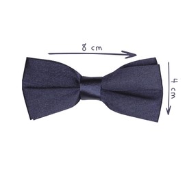 Action Ward Kids Suspenders Bowtie Set - Adjustable Suspender Set for Children Boys Girls (Navy)