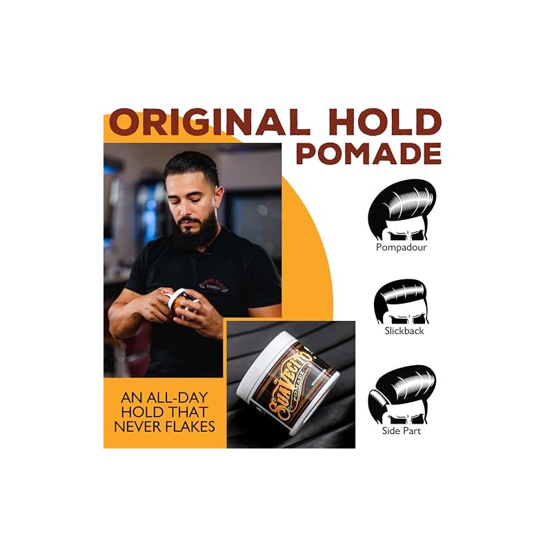 Suavecito Pomade Original Hold, 3 Pack