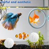 Betta Fish Exercise Hoops,Betta Fish Toys for Small Tank -