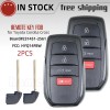 2 Smart Keyless Remote Key Fob for Toyota Corolla 2023