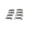 Partuto 8pcs 60mm Stainless Steel Motorcycle Exhaust Pipe Springs Universal