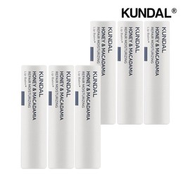Kundaldal Honey & Macadamia Repair Moisture Rising Lip Lip Lip Lip Balm Unexpected 3.6g x6 / 쿤달 허니 앤 마카다미아 리페어 모이스처 라이징 립밤 무향 3.6g x6개