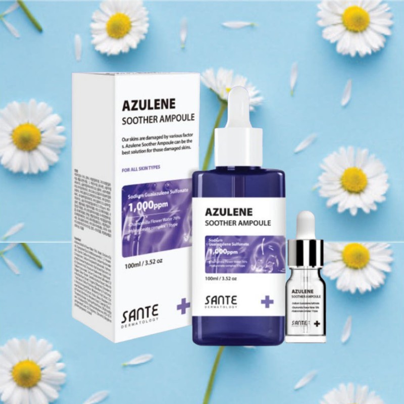 Sande Santé Azulene Soother Ampoule 100ml Moisture Soothing Dr. Santé