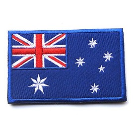 Embroidery Each Country's Flag Patch (3''X2'', Australia)