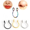 0.8 * 10MM Thin Septum Fake Nose Clip Ring Stud