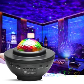 LED Night Light, Starry Sky Projector, Galaxy Star Light Projector with Bluetooth Speaker, Remote Control and Timer, Star Projector for Bedroom and Decoration, Gifts for Children and Adults