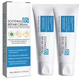 Repair Face Cream,2PCS Vitamin B5 Day Cream,Anti Redness Moisturiser Cream,Firming Face Cream For Sensitive Skin,Face Moisturizer For Women & Men,B5 Face Cream for Acne & Repair Damage Skin-40ml*2