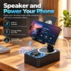 3-in-1 Bluetooth Speaker Phone Stand for Hands-Free Viewing – Adjustable