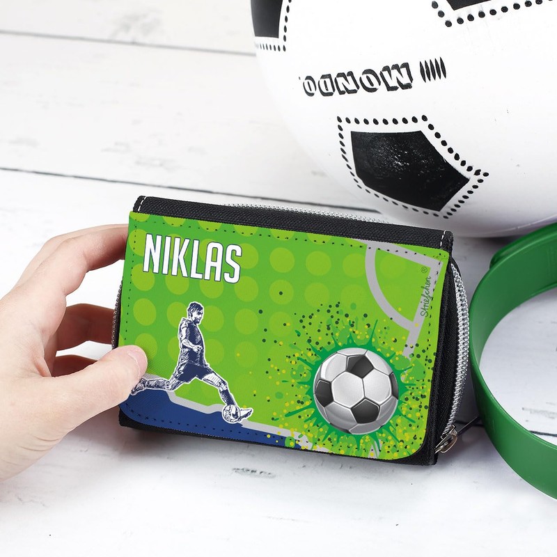 Striefchen® Boys Wallet with Name and Motif of Your Choice,