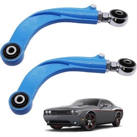 Pair Adjustable Rear Upper Camber Arms Left & Right Kit Range From +3/-3 Compatible with Dodge Challenger Compatible with Dodge Charger 2006-2023
