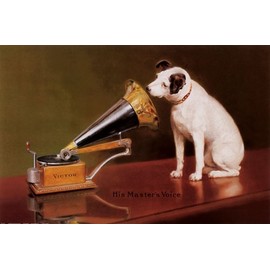 His Master's Voice Dogs Vintage Posters Prints 36x24 Poster