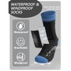 Gash Hao Waterproof Socks Men Women Hiking Crew Socks Suitable