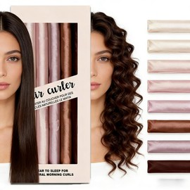 6Pcs Heatless Curlers,Heatless Blowout Rods