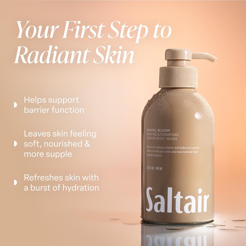 Saltair Body Wash 2-Pack – Santal Bloom – Moisturizing Body